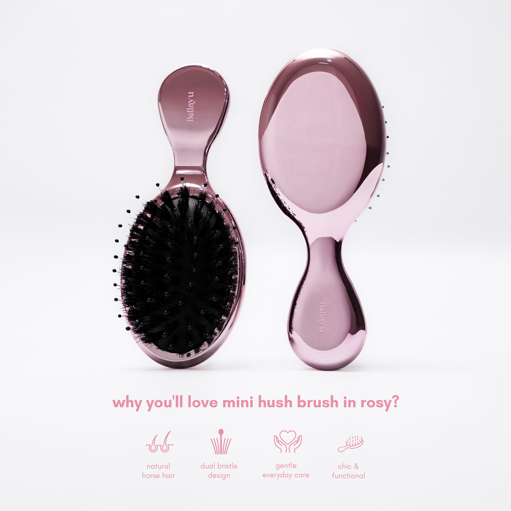 MINI HUSH BRUSH in ROSY