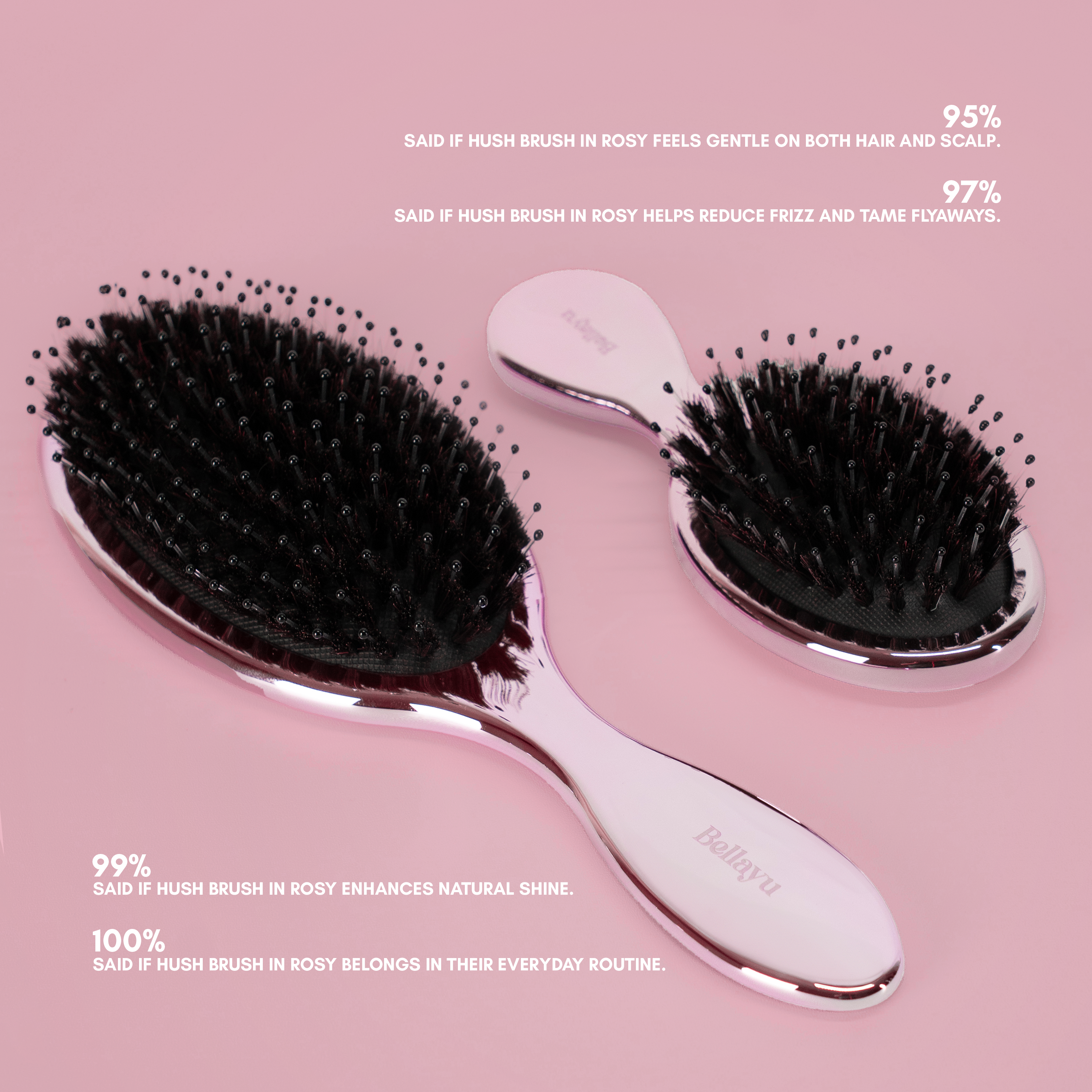HUSH BRUSH in ROSY