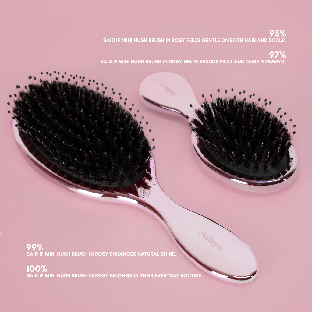 MINI HUSH BRUSH in ROSY